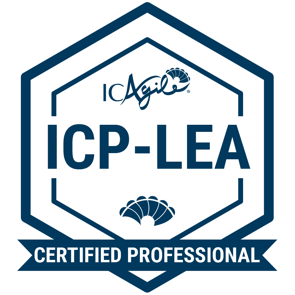 ICAgile Certified Professional – Leading with Agility (ICP-LEA) Badge