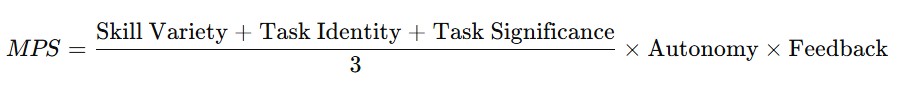 Tuckman's model calculation for MPS